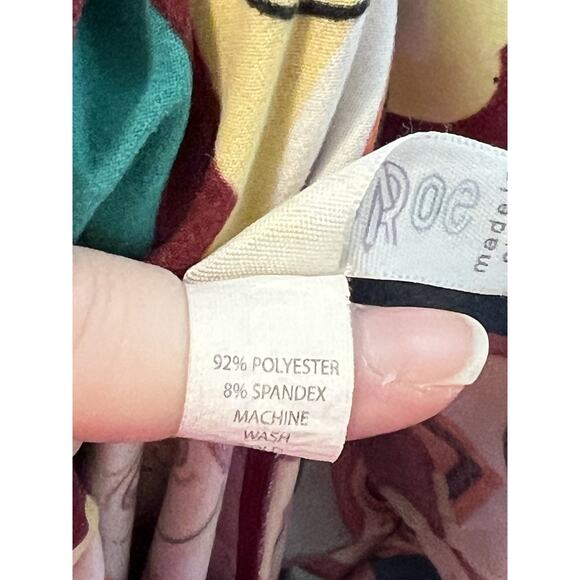 TC LuLaRoe Unicorn Leggings Multi Color Bunny Print Tall And Curvy Size 16 - Picture 6 of 10